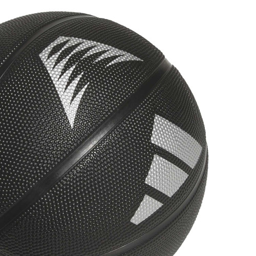 Preview: Adidas Basketball 3-Streifen Gummi-Basketball schwarz Gr. 7